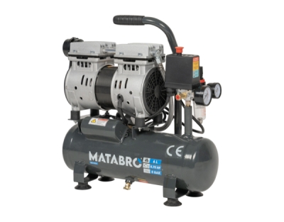 AKČNÍ SET SETMB-K201, Bezolejový kompresor 6l, 230V, 2 písty s příslušenstvím | 550W | Matabro
