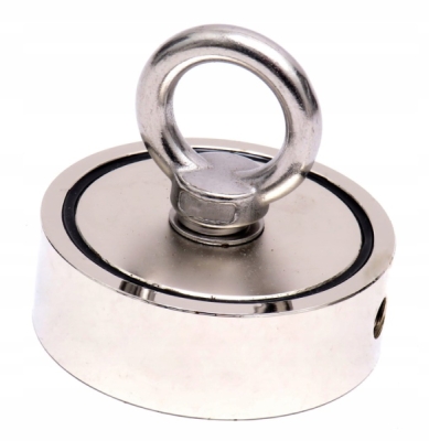 Kraft&Dele KD10417, Magnetický držák neodymový magnet | Nosnost 100 kg, permanentní magnet, karabina, robustní pouzdro