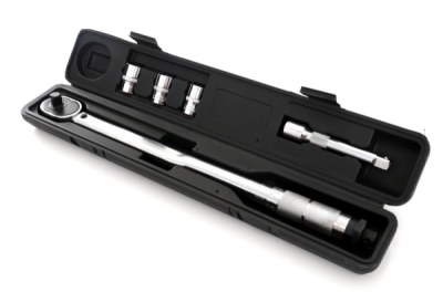 klucz dynamometryczny 1/2" 28-210 Nm 460mm z nasadkami 17/19/21mm
