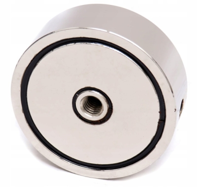 Kraft&Dele KD10418 | neodymový magnet s rukojetí, nosnost 180 kg, karabina pro rychlé spojení a oddělení, vhodný pro motory a generátory---