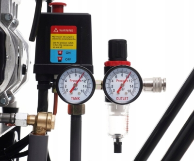 AKČNÍ SET SETTA3385M, Bezolejový kompresor s odlučovačem 50l, 230V, 4 písty, 2x1500W | 10 BAR + příslušenství