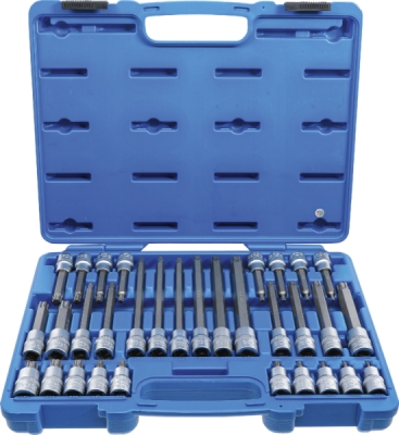 BGS 5190, Sada nástrčných hlavic | 12,5 mm (1/2") | TP-profil (pro Torx Plus) TP20 - TP70 | 32dílná