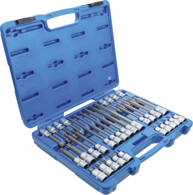 BGS 5190, Sada nástrčných hlavic | 12,5 mm (1/2") | TP-profil (pro Torx Plus) TP20 - TP70 | 32dílná