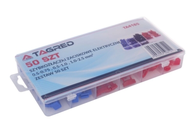 Tagred TA4165, Elektrické rychlospojky | sada 50 ks | 0,5 - 2,5 mm