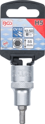 BGS 4251, Nástrčná hlavice | 12,5 mm (1/2") | vnitřní šestihran 5 mm