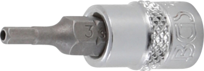 BGS 5156-3, Nástrčná hlavice | 6,3 mm (1/4") | vnější šestihran s otvorem 3 mm