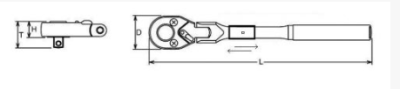GRZECHOTKA 3/8" TELESKOPOWA 265-366MM