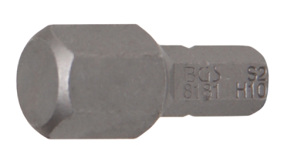 BGS 8181, Bit | Délka 25 mm | pohon vnější šestihran 6,3 mm (1/4") | vnitřní šestihran 10 mm