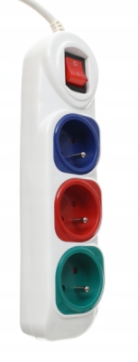 Kraft&Dele KD4005, Prodlužovací přívod 1,5 m s 3 zásuvkami