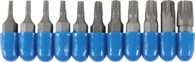 BGS 784, Sada bitů | pohon vnější šestihran 6,3 mm (1/4") | T-profil (pro Torx) | 11dílná
