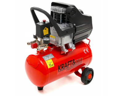Kraft&Dele KD400, Olejový kompresor 24l | 230V