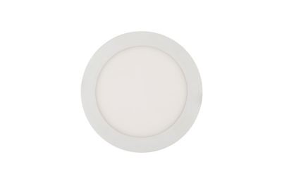 Zapuštěný kruhový LED panel bílý 18W