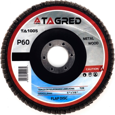 tarcza listkowa 125mm P60