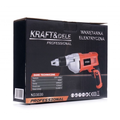 Kraft&Dele KD3030, Elektrický šroubovák 880W | 2 rychlosti, regulace otáček, 230V