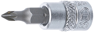 BGS 2505, Nástrčná hlavice | 6,3 mm (1/4") | křížový PZ0