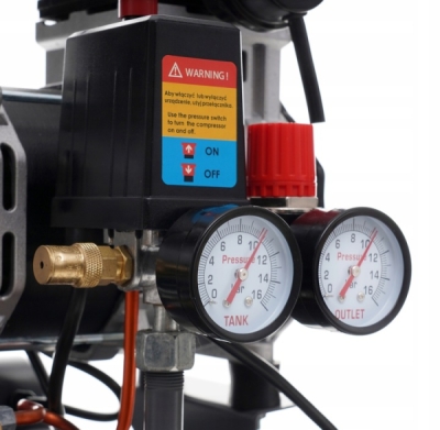Tagred TA3396, Bezolejový vertikální kompresor 50l, 230V, 2 písty, 2000W | 10 BAR