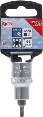 BGS 4369, Nástrčná hlavice | 12,5 mm (1/2") | T-profil (pro Torx) T20