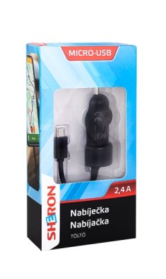 SHERON Nabíječka micro-USB 2,4 A