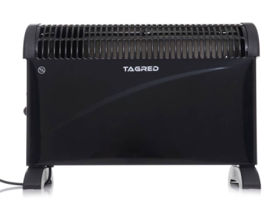 Tagred TA901B, Elektrický konvektor s termostatem 2000W, turbo vzduchu, černý