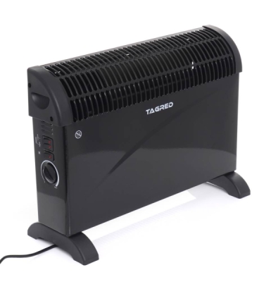 Tagred TA901B, Elektrický konvektor s termostatem 2000W, turbo vzduchu, černý