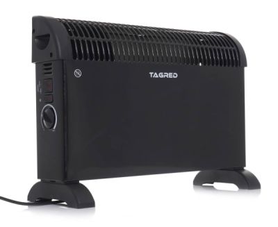 Tagred TA901B, Elektrický konvektor s termostatem 2000W, turbo vzduchu, černý