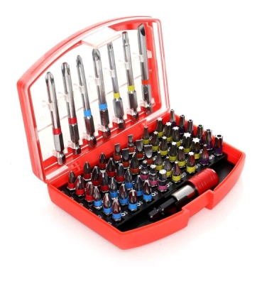Bity TORX, IMBUS 1/4", 25 a 75 mm, sada 56 ks, TA1206