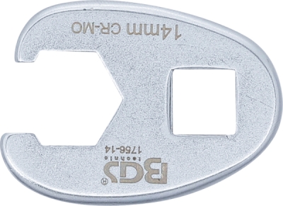 BGS 1756-14, Plochý otevřený klíč | 10 mm (3/8") | 14 mm