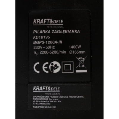 KD10195, Okružní pila 1400W