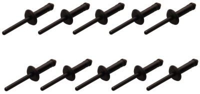 BGS 8463-2, Sada plastových slepých nýtů pro BGS 8463 | 5,0 x 17,2 mm | 10dílná