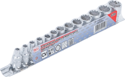 BGS 2150, Sada nástrčných hlavic Gear Lock | 6,3 mm (1/4") | 13dílná