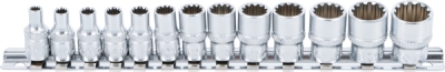 BGS 2150, Sada nástrčných hlavic Gear Lock | 6,3 mm (1/4") | 13dílná