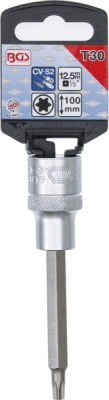 BGS 4471, Nástrčná hlavice | délka 100 mm | 12,5 mm (1/2") | T-profil (pro Torx) T30