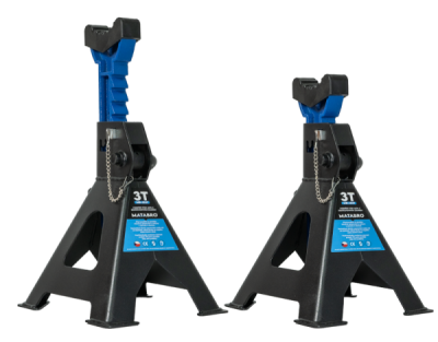 Matabro SET-ZVE23, Akční set zvedák 3 t s podpěrami | provozní tlak 8–12 bar, zdvih 145–400 mm