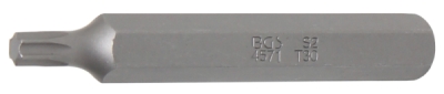 BGS 4571, Bit | Délka 75 mm | pohon vnější šestihran 10 mm (3/8") | T-profil (pro Torx) T30