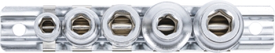 BGS 70103, Sada bitových adaptérů s koulí | 6,3 mm (1/4") / 10 mm (3/8") / 12,5 mm (1/2") | 5dílná