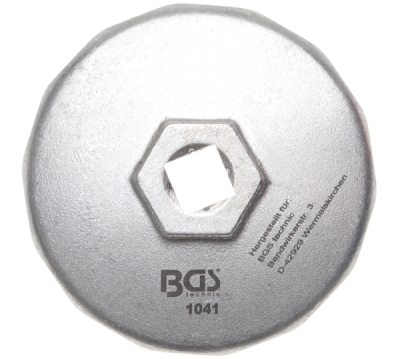 BGS 1041, Klíč na olejové filtry | 14hranný | O 74 mm | pro Audi, BMW, Mercedes-Benz, Opel, VW
