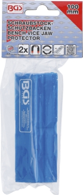 BGS 9796, Sada ochranných čelistí na svěrák | plast | šířka 100 mm | 2dílná