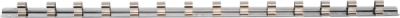 BGS 2330, Kolejnice pro hlavice s 15 klipy | 10 mm (3/8")