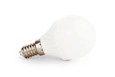 LED žárovka E14 bílá studená 8W G45