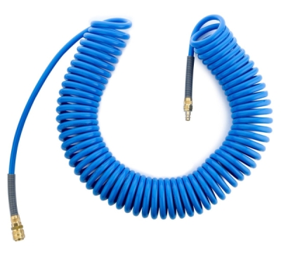 RQS 05-00-49, Spirálová polyuretanová pneumatická hadice 15m, 12x8 mm