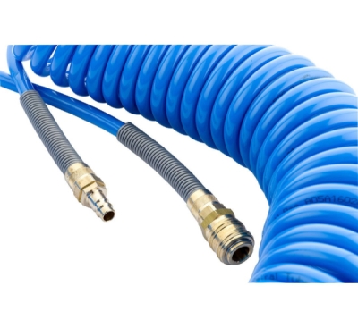 RQS 05-00-49, Spirálová polyuretanová pneumatická hadice 15m, 12x8 mm