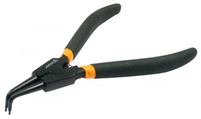 ASTA A-4737 Segerové kleště ohnuté vnější 180 mm | odnímání pojistných kroužků