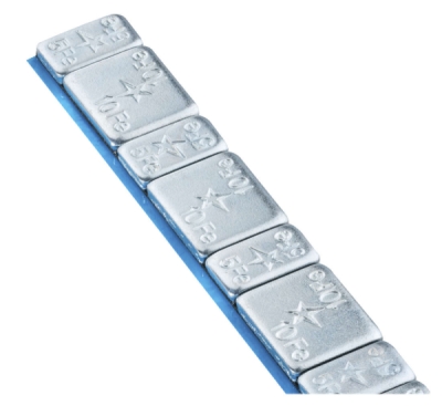 Fivestars 01-02-38, Lepicí ocelová závaží na hliníkové disky, 5/10 g, sada 100 ks