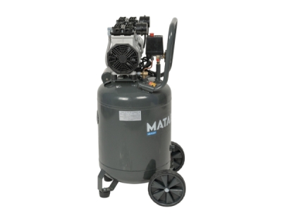 AKČNÍ SET SETMB-K207, Bezolejový vertikální kompresor 50l, 230V, 2 písty, s příslušenstvím | 2000W | 10 BAR | Matabro