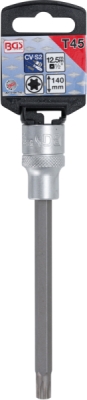 BGS 5184-T45, Nástrčná hlavice | délka 140 mm | 12,5 mm (1/2") | T-profil (pro Torx) T45