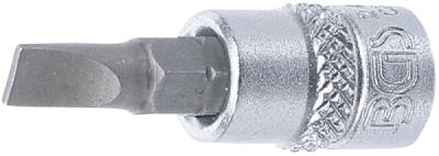 BGS 2494, Nástrčná hlavice | 6,3 mm (1/4") | plochá 5,5 mm