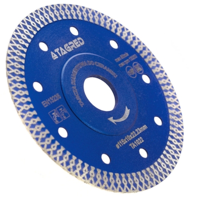 Tagred TA1022, Diamantový kotouč na řezání kamene, kameniny, dlaždic a keramiky | 115x22,23mm