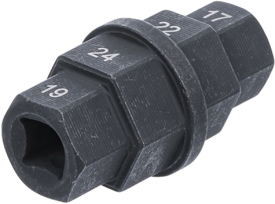 BGS 5058, Speciální hlavice pro motocykly | 10 mm (3/8") | 17 - 19 - 22 - 24 mm