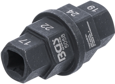 BGS 5058, Speciální hlavice pro motocykly | 10 mm (3/8") | 17 - 19 - 22 - 24 mm