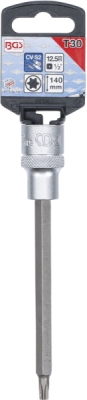 BGS 5184-T30, Nástrčná hlavice | 12,5 mm (1/2") | T-profil (pro Torx) T30